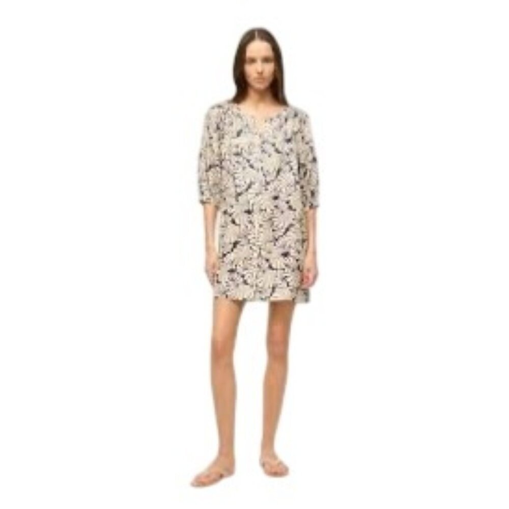 New NWT STAUD Mini Vince Print Dress Sz S MSRP $395